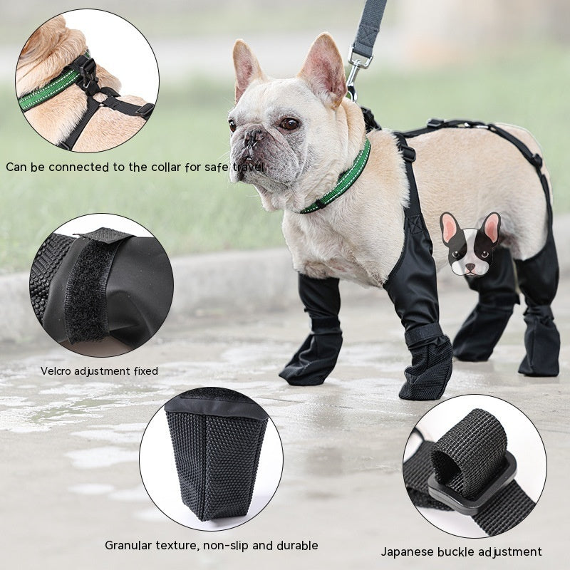 Waterproof Adjustable Dog Boots | Breathable Outdoor Paw Protectors